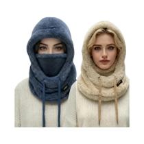 Balaclava Térmica Unissex De Inverno À Prova De Vento Em Fleece Polar Ajustável Para Motociclismo,