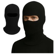 Balaclava Touca Ninja de Lã Térmica Quentinha Para Motoqueiros e Profissionais Táticos (1 Abertura)