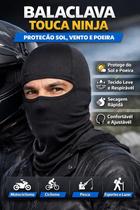 Balaclava, Touca Ninja Tubular Proteção Solar, Vento e Poeira em dry fit Balaclava, Touca Ninja Tubular Proteção Solar, Vento e Poeira em dry fit