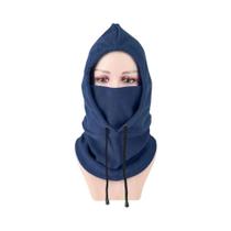 Balaclava Unissex À Prova De Vento Para Inverno, Capuz De Malha Com Cordão Para Motociclismo, Esqui