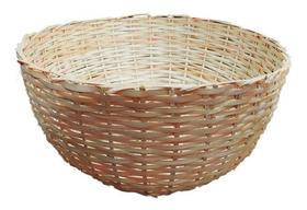 Balaio Bambu 45cm Cesto Grande Palha Artesanal Decoração Balaio Bambu 45cm Cesto Grande Palha Artesanal Decoração