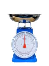 Balança Analógica De Cozinha 10kg Retrô Azul Aço Inox Balança Analógica De Cozinha 10kg Retrô Azul Aço Inox