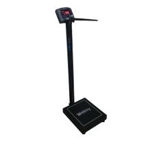 Balança Antropométrica Eletrônica 200 Kg X 50g Welmy Preta