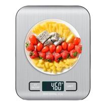 Balança Balanca Precisa Cozinha 10kg Aço Inox Alta Precisão Dieta Ingredientes Fitness Receitas - SQ