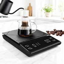 Balança Barista Digital Precisão Antiderrapante Café Especial Com Temporizador Timer Integrado Cronometro Cozinha Expresso 1g até 3kg X MATTE Balança Barista Digital Precisão Antiderrapante Café Especial Com Temporizador Timer Integrado Cronometro Cozinha Expresso 1g até 3kg X MATTE