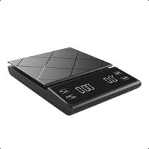 Balança Barista Precisão Café Com Temporizador Cozinha 3kg Preto Balança Barista Precisão Café Com Temporizador Cozinha 3kg Preto