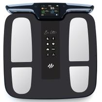Balança Bioimpedância Bio Ultra Eletrodo 55 Analise Corporal Alta Precisão Preto - Relaxshop Balança Bioimpedância Bio Ultra Eletrodo 55 Analise Corporal Alta Precisão Preto - Relaxshop