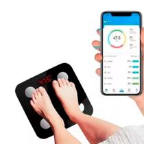 Balança Bioimpedância Digital Com Aplicativo Bluetooth Histórico App Corporal 180 Kg