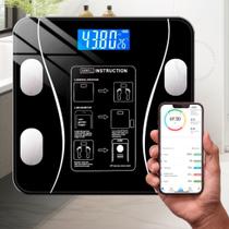 Balança Bioimpedância Digital Profissional Suporta Até 140kg via Bluethooth