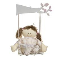 Balança Com Boneca Quarto Bebê Infantil Menina