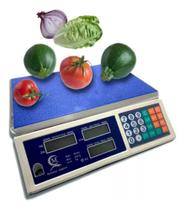 Balança Comercial 40kg Digital alta precisão Bateria para comercio mercado horti frut