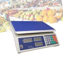 Balança Comercial Digital a Bateria 40kg Alta Precisão Bivolt Economica p/ Restaurante Sacolão
