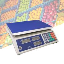 Balança Comercial Digital a Bateria 40kg Alta Precisão Bivolt Hortfruit Economica 220v/110v