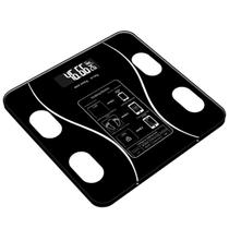 Balança Corporal Bioimpedância Digital Banheiro Profissional Cor Preto Voltagem Pilha - RELET