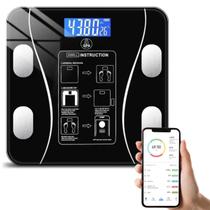 Balança Corporal Digital Bioimpedância Ideal para Banheiro e Consultório