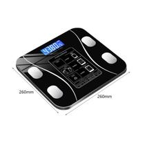 Balança Corporal Nutricionista Bioimpedância Com Bluetooth Aplicativo Peso Analisador Corporal Gordura 140KG