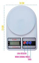 Balança Cozinha Digital Balança Digital Pesa Até 10kg Uso doméstico Balança Cozinha Digital Balança Digital Pesa Até 10kg Uso doméstico