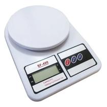 Balança Cozinha Digital Branca 10kg Precisão 1g LCD TARA Balança Cozinha Digital Branca 10kg Precisão 1g LCD TARA