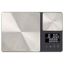 Balança Culinária KitchenAid de Alta Precisão Digital Plataforma Dupla Alta Precisão Inox Balança Culinária KitchenAid de Alta Precisão Digital Plataforma Dupla Alta Precisão Inox