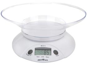 Balança de Alimentos Cozinha Britânia Digital Com Prato Compacto Até 5Kg - BRITANIA