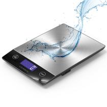 Balança de alimentos CROWNFUL recarregável 304 em aço inoxidável 15 kg