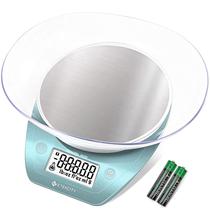 Balança de alimentos Etekcity Digital 0,1 g com tigela de 5 kg/11 lb azul brilhante