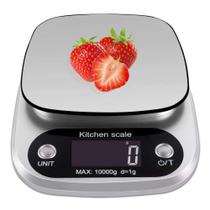 Balança de alimentos XDFEWFJH, cozinha digital, 10 kg/22 libras, peso, gramas e mL Balança de alimentos XDFEWFJH, cozinha digital, 10 kg/22 libras, peso, gramas e mL