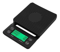 Balança de alta precisão digital para cozinha 0.1g com cronômetro