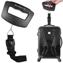 Balança de Bagagem Mala para Viagem Digital 50kg Alça Nylon CBRN02672 Balança de Bagagem Mala para Viagem Digital 50kg Alça Nylon CBRN02672