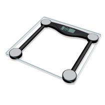 Balança De Banheiro Digital Quadrada De Vidro Com Visor De Peso Suporta 180Kg Antiderrapante Fácil de Usar - Essencia Enxovais