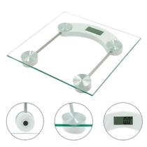 Balança de Banheiro Digital vidro temperado pesa até 180 kg Quadrada - Hai Brasil
