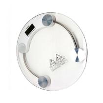 Balança de Banheiro Digital vidro temperado pesa até 180 kg Redonda - Selecta Distribuidora