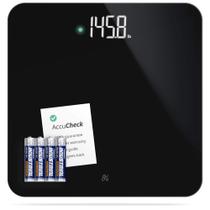 Balança de banheiro Greater Goods Digital AccuCheck 180 kg preta