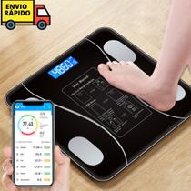 Balança De Bioimpedância Inteligente Digital 180 kg Bluetooth De Peso Corporal Portátil Leve - Sq - Só Quality Balança De Bioimpedância Inteligente Digital 180 kg Bluetooth De Peso Corporal Portátil Leve - Sq - Só Quality