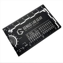 Balança de bússola multiferramenta Pocket Engineer Ruler Transfer