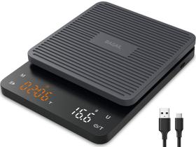 Balança de café BAGAIL BASICS com temporizador de 0,1 g de precisão de 3 kg