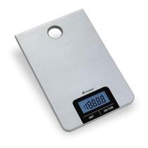 Balança de Cozinha Aço Inox Portátil Visor Digital 5 Kg - Incoterm