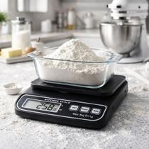 Balança De Cozinha Black 5kg Digital Precisao Domestico Preto 5 Kg
