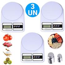 Balança De Cozinha Digital 10kg Função Tara Dieta Confeitaria Pesar Frutas Marmita 1_3_5 Unidades Balança De Cozinha Digital 10kg Função Tara Dieta Confeitaria Pesar Frutas Marmita 1_3_5 Unidades