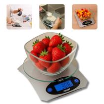 Balança de Cozinha Digital 10Kg Inox Precisão Alimentos Comida Dieta Nutrição Academia Marmita Fitness Suplementos Whey Protein - Wellmix Balança de Cozinha Digital 10Kg Inox Precisão Alimentos Comida Dieta Nutrição Academia Marmita Fitness Suplementos Whey Protein - Wellmix