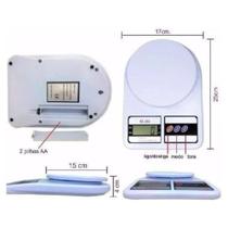 Balança De Cozinha Digital Alta Precisão Até 10kg + 2 pilhas - 123 Util - 123Útil Balança De Cozinha Digital Alta Precisão Até 10kg + 2 pilhas - 123 Util - 123Útil