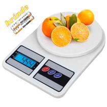 Balança De Cozinha Digital Alta Precisão Até 10kg + 2 pilhas - 123 Util - 123Útil Balança De Cozinha Digital Alta Precisão Até 10kg + 2 pilhas - 123 Util - 123Útil