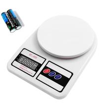 Balança De Cozinha Digital Electronic Pesa Até 10kg Branco