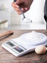 Balança de cozinha digital Electronic SF-400 pesa até 10kg branco