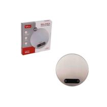 Balança de Cozinha Digital Redonda Inox 10kg