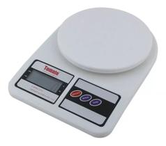 Balança De Cozinha Digital Tomate Pesa Até 10kg Branco