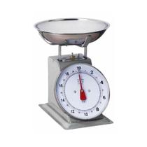 Balanca de cozinha e mesa em aço inoxidavel até 20kg retro para uso domestico em inox com bandeja