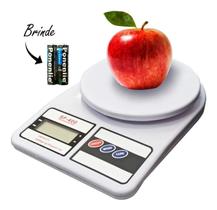 Balança De Cozinha Eletrônica Digital De Precisão 10kg Dieta E Culinária - Logospan