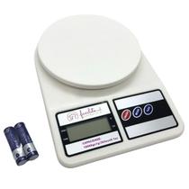 Balança de Cozinha Eletrônica Precisão 1g até 10kg + Pilha