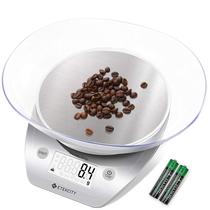 Balança de cozinha Etekcity Food 0,1 g com tigela de 5 kg/11 libras de aço inoxidável Balança de cozinha Etekcity Food 0,1 g com tigela de 5 kg/11 libras de aço inoxidável